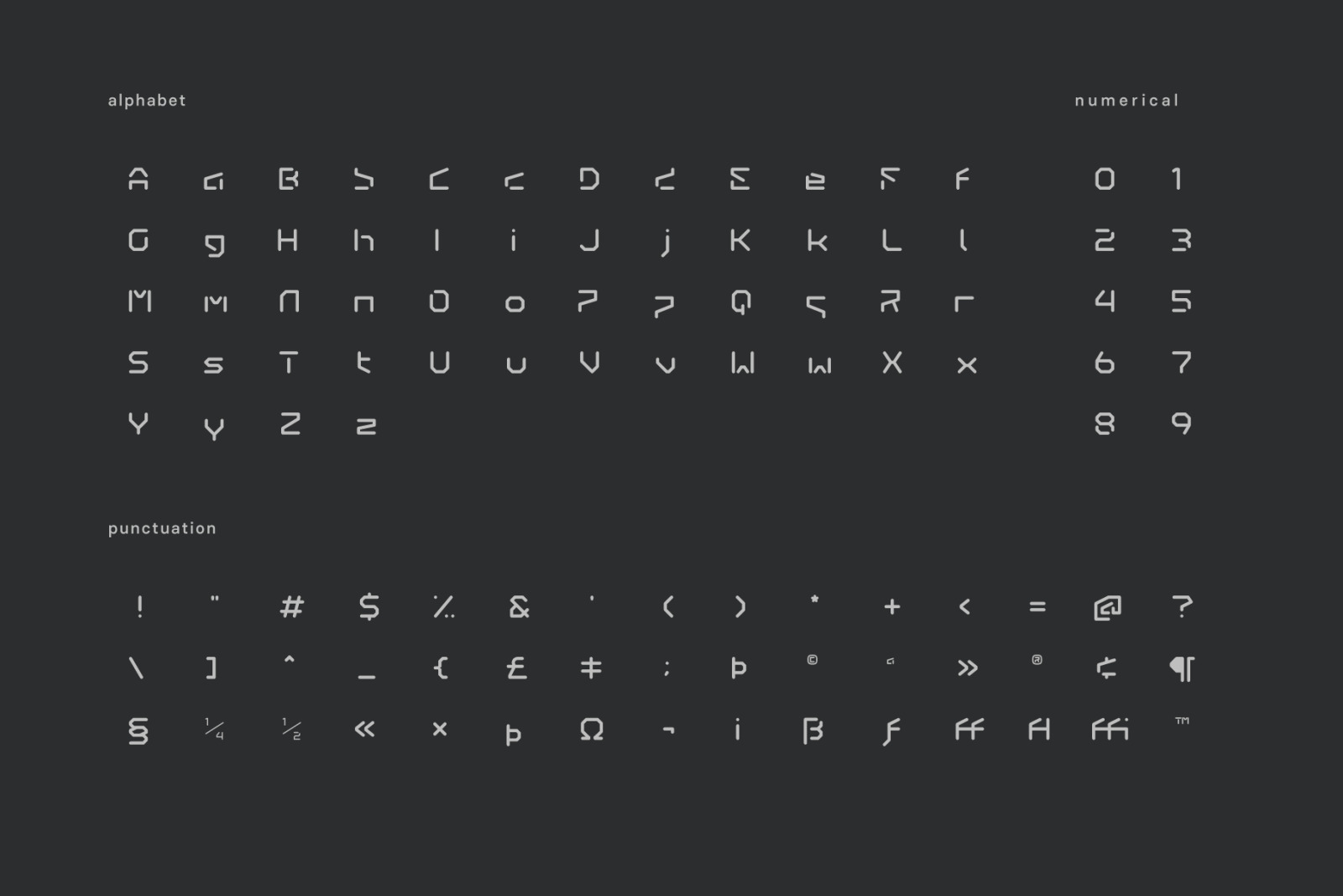 Geopa Futuristic Tech Font