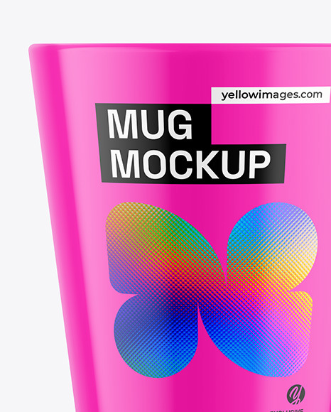 Glossy Cup Mockup