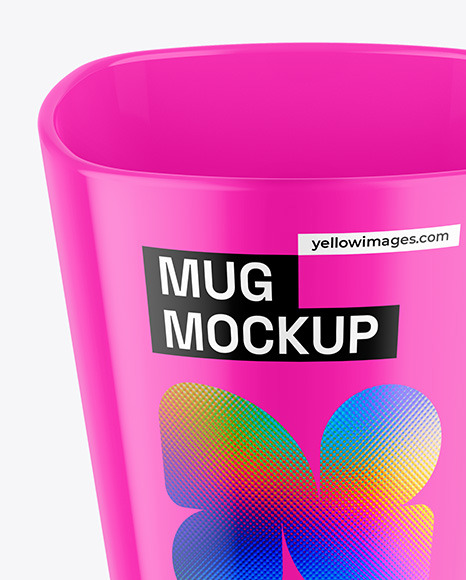 Glossy Cup Mockup