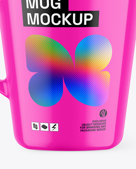 Glossy Cup Mockup