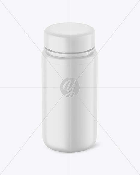 Matte Plastic Jar Mockup