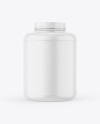 Matte Protein Jar Mockup