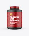 Matte Protein Jar Mockup