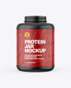 Matte Protein Jar Mockup