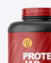 Matte Protein Jar Mockup