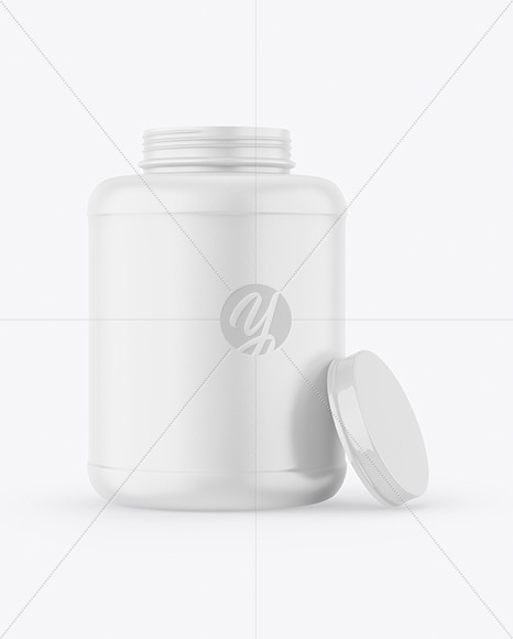 Matte Protein Jar Mockup