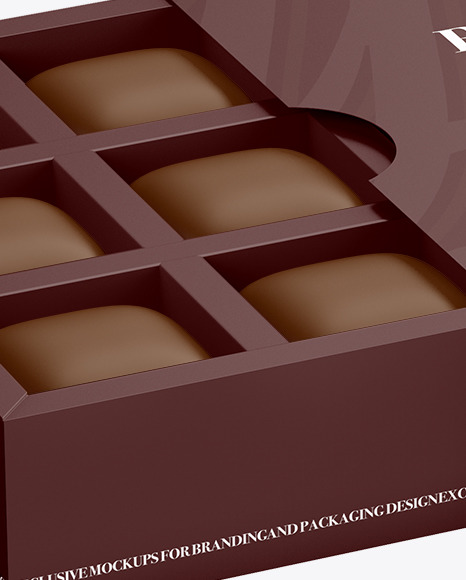 Box of Chocolates Mockup