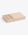 Kraft Paper Box of Chocolates Mockup