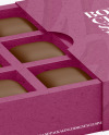 Kraft Paper Box of Chocolates Mockup