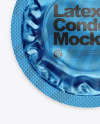 Matte Metallic Condom Mockup