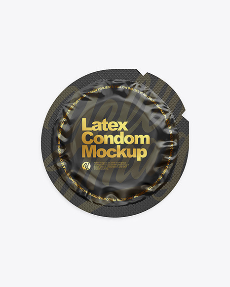 Matte Condom Mockup