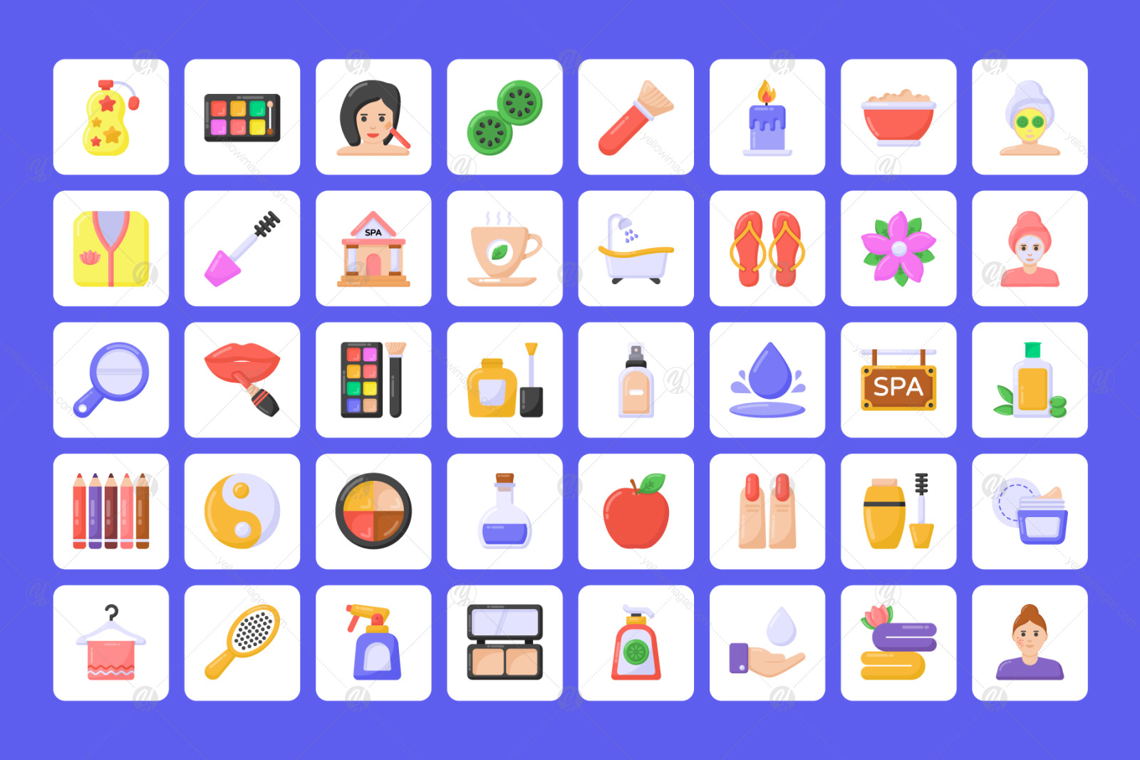 100 Spa and Beauty Icons 100 Spa and Beauty Icons