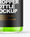 Clear Glass Dropper Bottle Mockup