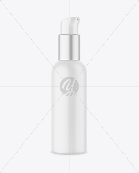 Matte Pump Bottle Mockup