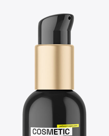 Glossy Pump Bottle Mockup