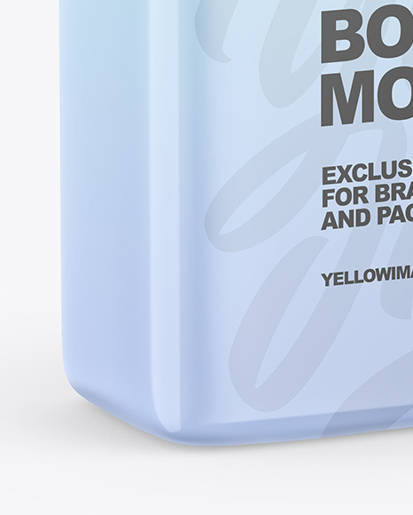 Glossy Bottle Mockup