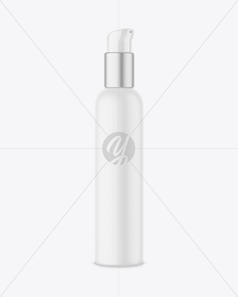 Matte Pump Bottle Mockup