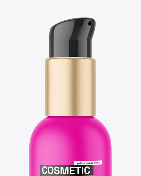 Matte Pump Bottle Mockup