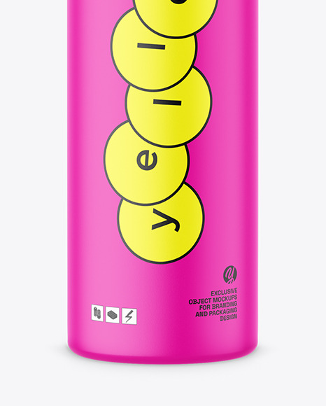 Matte Pump Bottle Mockup