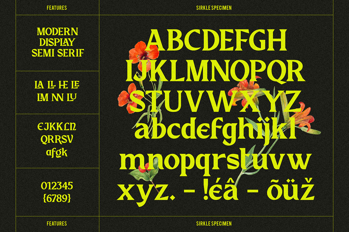 Sirkle - Semi Serif Display