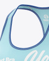 Women's Sports Bra Mockup - Half Side View