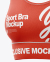 Women's Sports Bra Mockup - Half Side View