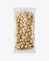 Clear Plastic Pack w/ Pistachios Mockup