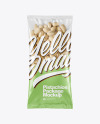 Clear Plastic Pack w/ Pistachios Mockup