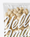 Clear Plastic Pack w/ Pistachios Mockup