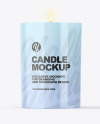 Glossy Candle W/ Box Mockup