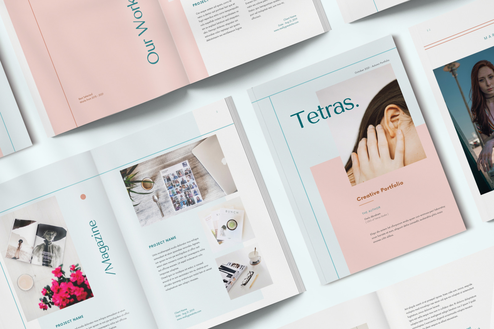 TETRAS Creative Portfolio | Canva INDD TETRAS Creative Portfolio | Canva INDD