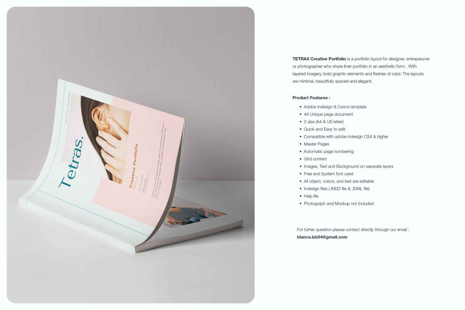 TETRAS Creative Portfolio | Canva INDD TETRAS Creative Portfolio | Canva INDD
