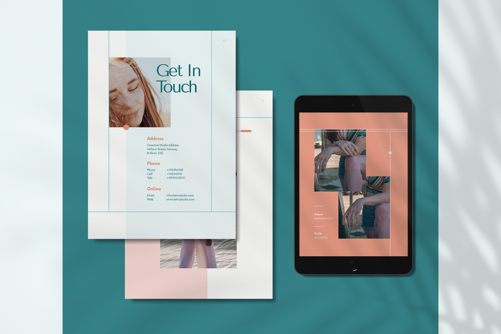 TETRAS Creative Portfolio | Canva INDD