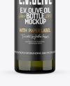 250ml Glass Olive Oil Bottle Mockup