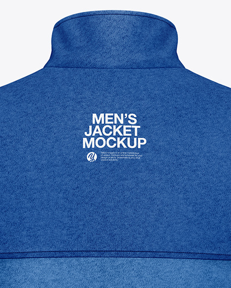 Men's Fleece Jacket Mockup