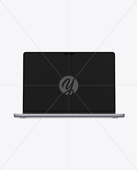 MacBook Pro 16-inch Space Gray Mockup