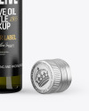 250ml Glass Olive Oil Bottle Mockup