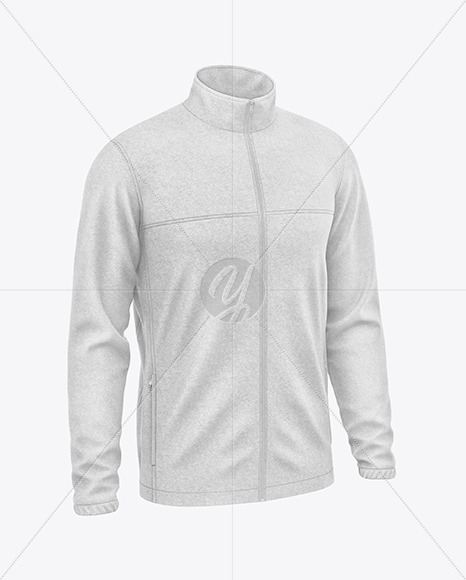 Men's Fleece Jacket Mockup