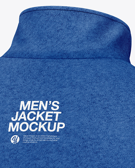 Men's Fleece Jacket Mockup
