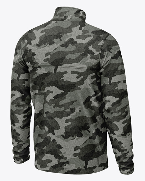 Men's Fleece Jacket Mockup