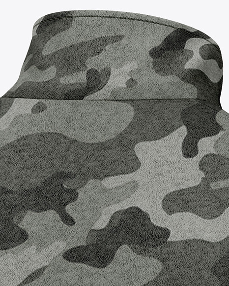 Men's Fleece Jacket Mockup
