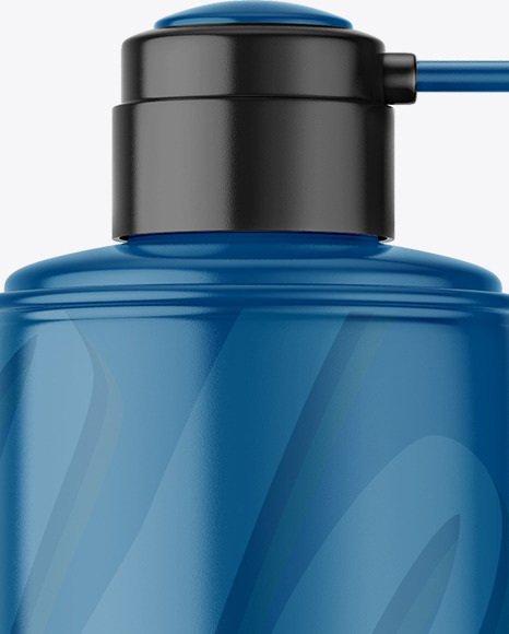 Glossy Spray Bottle Mockup