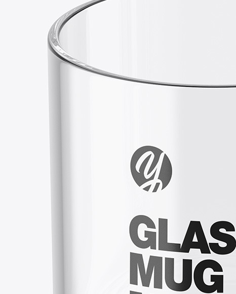 Clear Glass Mug Mockup