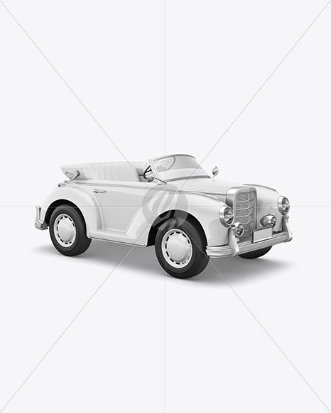 Kids Car Mockup - Half Side View