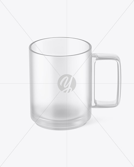 Frosted Glass Mug Mockup