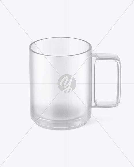 Frosted Glass Mug Mockup