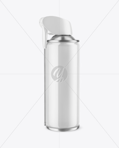 Glossy Spray Can w/Flexible Applicator Mockup