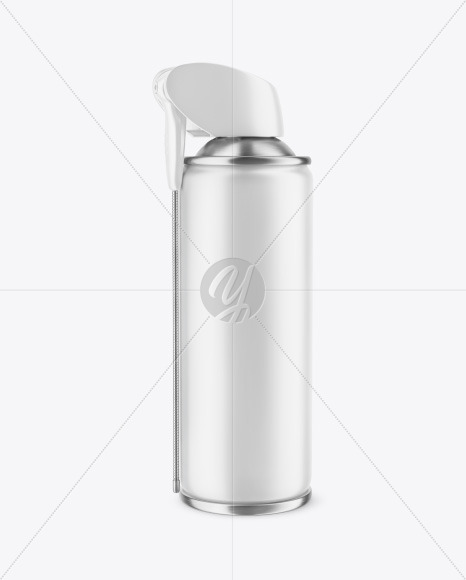 Matte Spray Can w/Flexible Applicator Mockup