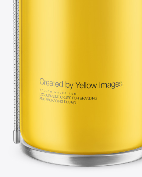 Matte Spray Can w/Flexible Applicator Mockup