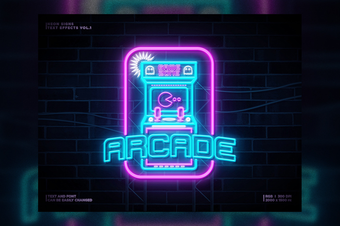 Neon Signs Text Effects Vol.1 Neon Signs Text Effects Vol.1